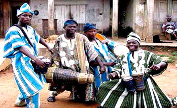Talking with Yoruba drums