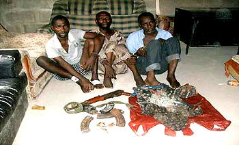 Bayelsa Police nab robbery gang, recover arms