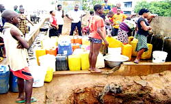 water’s like electricity in Calabar:  No service, huge bills