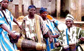 Talking with Yoruba drums