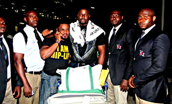 Big Brother Housemates, Ola and Chris  back in the country