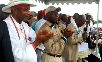 Oshiomhole takes state by storm as campaign train moves around local govts