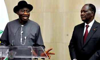 ECOWAS regional crises takes Jonathan to I.Coast