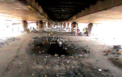 Shock as taskforce flushes illegal squatters from under bridges