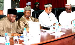 Insecurity changed my agenda, says Jonathan at PDP’s NEC