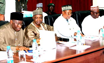 Insecurity changed my agenda, says Jonathan at PDP’s NEC