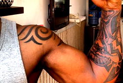 Mixed reaction trail Peter Okoye’s new tattoo