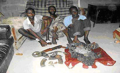 How Police nabbed notorious bandits while servicing their weapons for operation