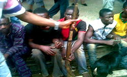 ‘Prophet’,2 others arrested with heavy weapons,stolen items in Ibadan