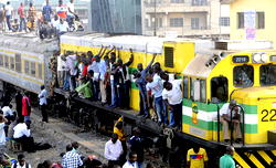 Between our locomotive and their train