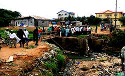 Threatened by erosion, flood