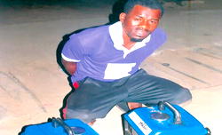 Suspected generator thief nabbed
