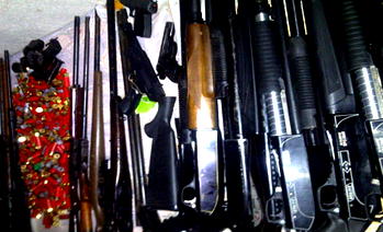 Police in Anambra recover arms, ammunition from uncompleted building