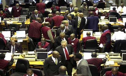 stockexchange floor Nigerian Stock Exchange market capitalisation improves by N89bn