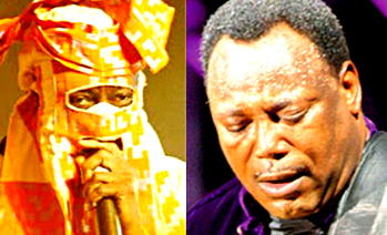 Grammy award winner, George Benson meets Lagbaja on Lagos stage