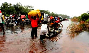 President Jonathan and the floods