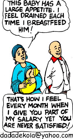 Appetite for Breast sucking