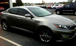 Kia Optima, amazing transformation of a sedan