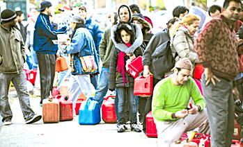 Day fuel scarcity grounded New York
