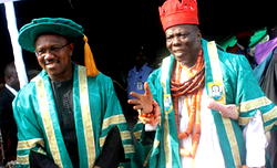 Okpe Monarch mounts the saddle as Chancellor of Anambra Varsity
