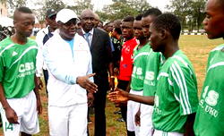 Chukwu, Okocha inspire school footballers