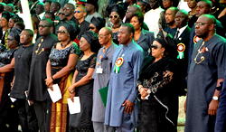 Tears flow as Azazi goes home