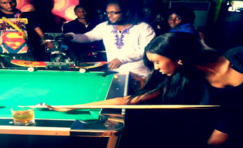 Banky W on location…. shoots Yes/No video