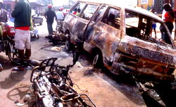 EDO TANKER FIRE: My husband died trying to protect his bus – Widow of bus driver