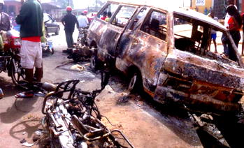 EDO TANKER FIRE: My husband died trying to protect his bus – Widow of bus driver