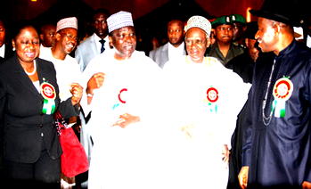 Jonathan, Buhari eulogise Shagari at 90
