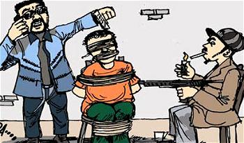 Police Inspector, Lecturer, eight others Kidnapped