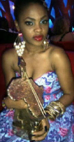 Chidinma, Davido win @ 2012 KORA Awards as Omawumi, D’banj, Clarence Peters lose out