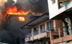 One feared dead, 40 injured as fire razes eight buildings in Lagos