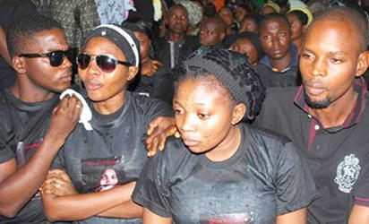 Tears as Bisi Komolafe goes home