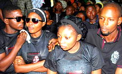 Tears as Bisi Komolafe goes home