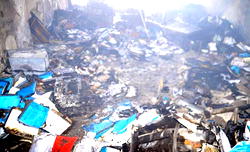 50 shops, vehicles consumed as fire razes Lagos plank market