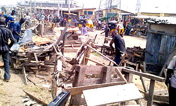 Traders count losses, as FHA demolishes structures, markets in FESTAC
