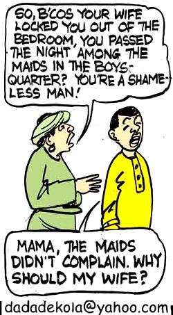 Shameless man!