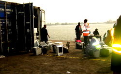 One dead, 2 injured as container falls in Lagos