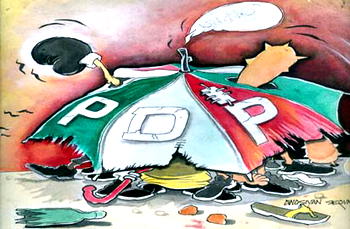 PDP:The path to disintegration