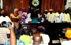 Ogun Assembly: Mace smashed, as two factions lay claim to speakership