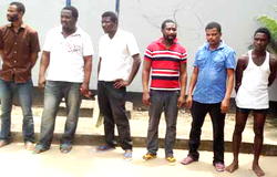 Robbery suspect explodes,says senators are stealing money …