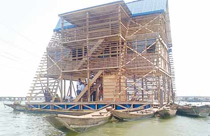 IRONY OF A FLOATING SCHOOL: Banned in Nigeria, nominated for award in London