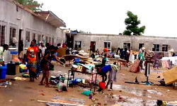 One killed as storm destroys 1,000 refugee homes in Nigeria