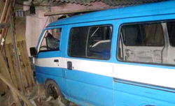 Commuter bus crashes into shop in P-Harcourt