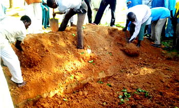 Pupils, teachers flee as mysterious grave appears in school