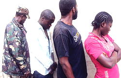 B-E-T-R-A-Y-A-L: House-help, lover, fake soldiers arrested for robbing master of $100,000