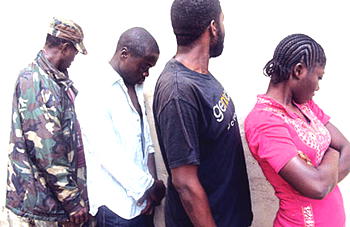 B-E-T-R-A-Y-A-L: House-help, lover, fake soldiers arrested for robbing master of $100,000