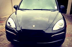 Wizkid replaces crashed Porsche with new one