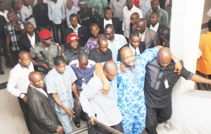 Rivers crisis: Chidi Lloyd limps to court